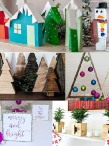 Turn your scrap wood into Christmas decor today with these simple yet beautiful Christmas woodworking project ideas!