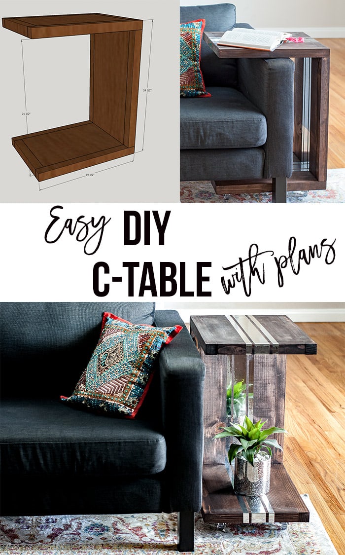 How to build a C-table collage with text overlay
