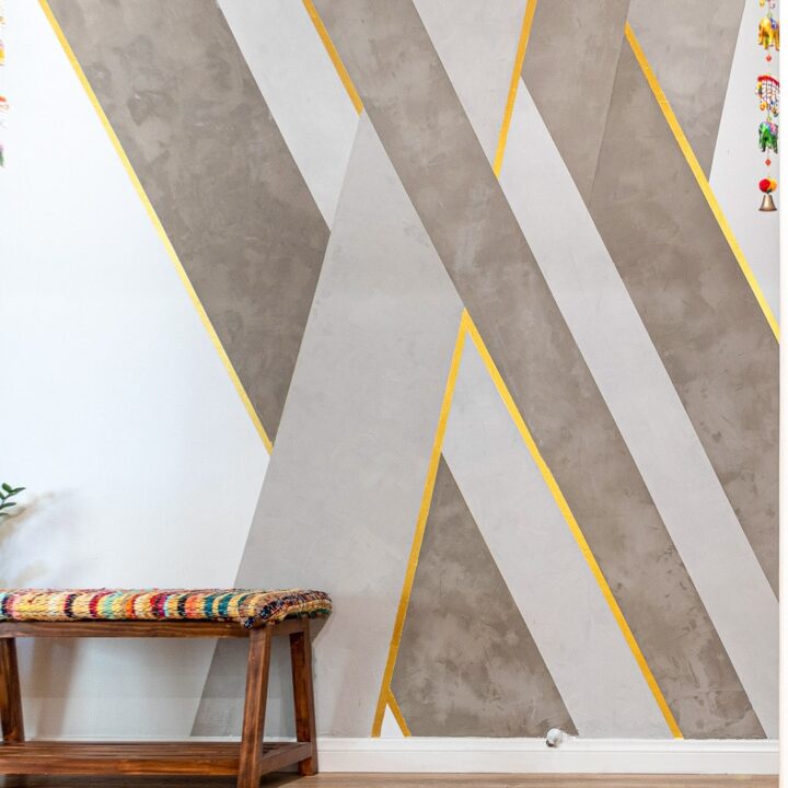 This DIY cement feature wall is going to blow you away! Learn how to make the coolest concrete accent wall with the complete source list, tutorial, and video!