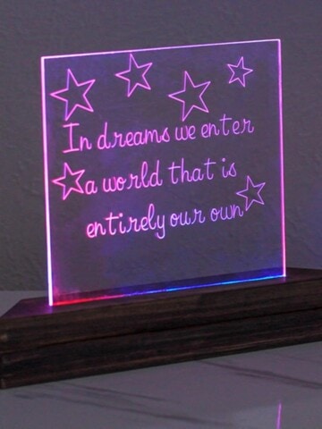 Learn all about engraving acrylic with the Cricut Maker and how to make a personalized gift - an LED night lamp!