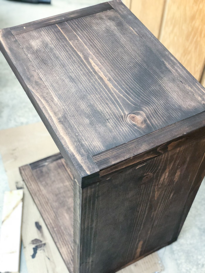 DIY C-table stained in Java