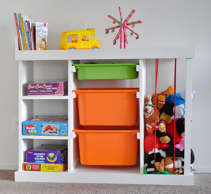 DIY Toy organizer | DIY toy storage idea | Perfect for small spaces and Kids!