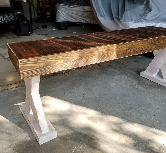 How to build a custom X-leg bench
