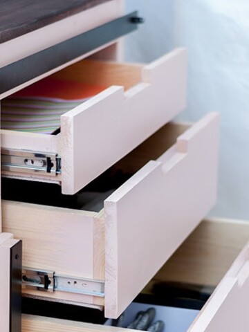 This is your complete guide on how to build a drawer. See all the tips and tricks you need to know to build perfect drawers every time - even for beginners!