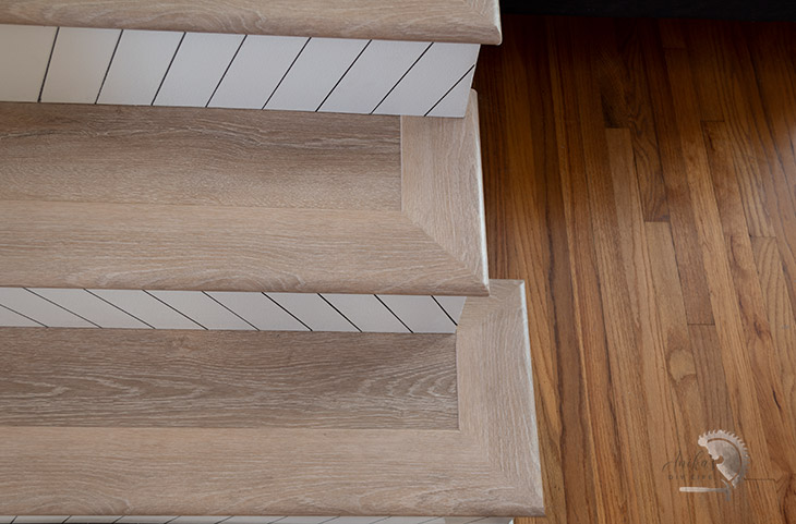 how to finish stair nose corners on vinyl plank flooing 