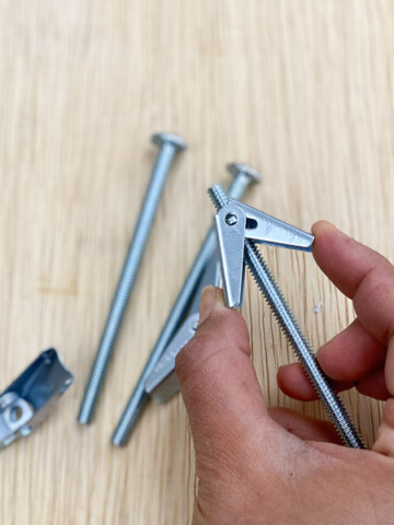 Toggle bolts are the strongest way to anchor heavy items to hollow walls. Learn how to install toggle bolts correctly and easily.