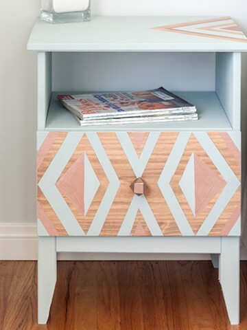 This Ikea Tarva nightstand hack is so simple and yet so amazing! This quick Ikea nightstand makeover is sure to add a punch to your room!