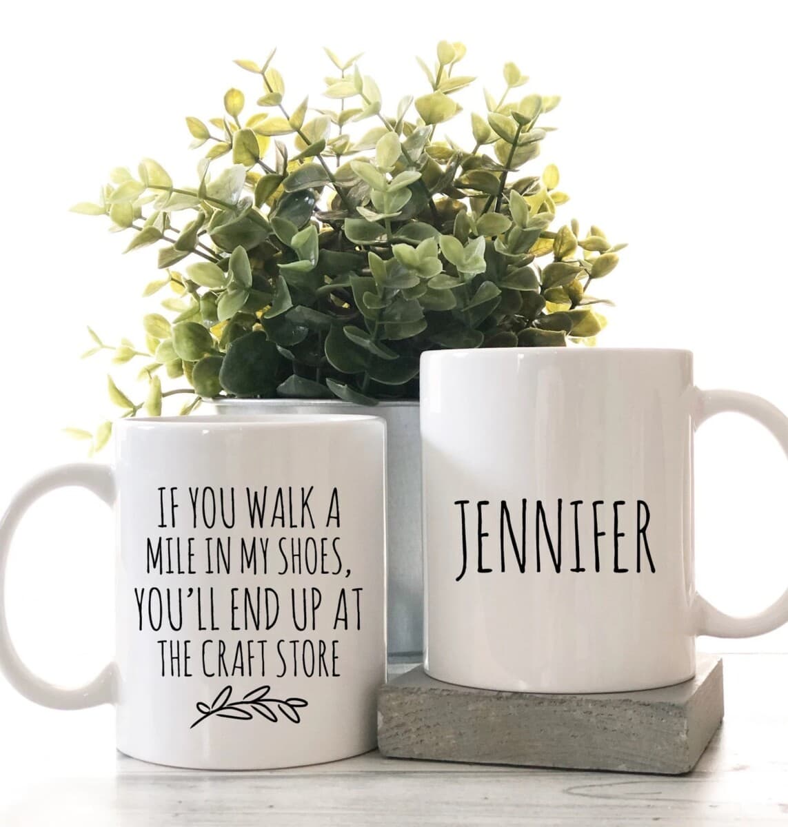 personalized mug for crafters