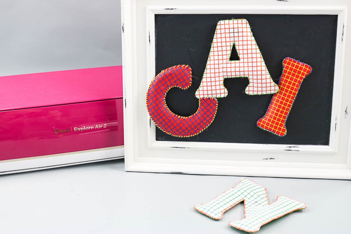 Felt magnetic letters a great gift idea for toddlers