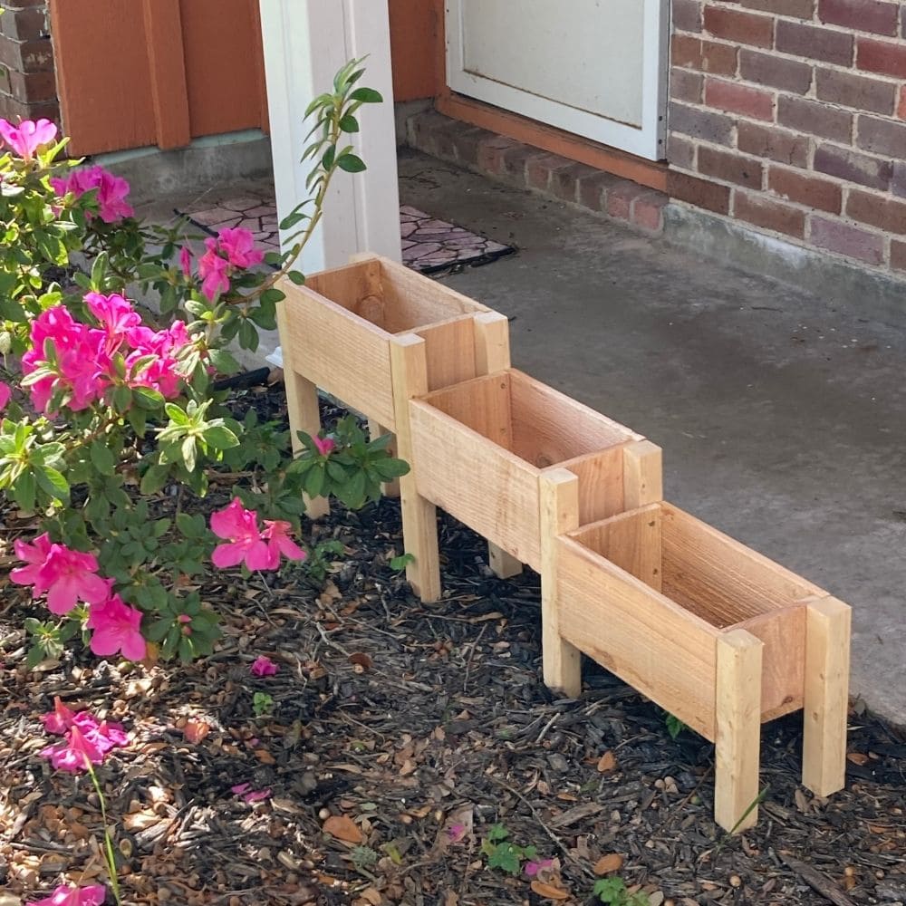 tiered planter box reader project