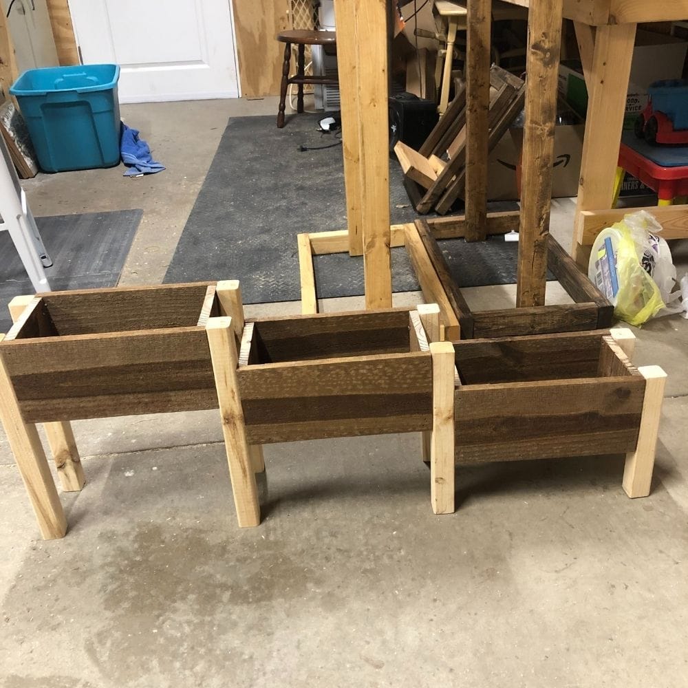 tiered planter box reader project
